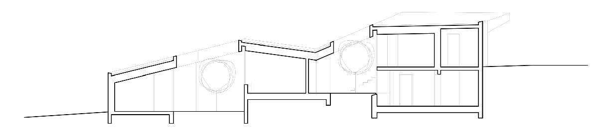 Anako Architecture completes slopped concrete residence in Switzerland