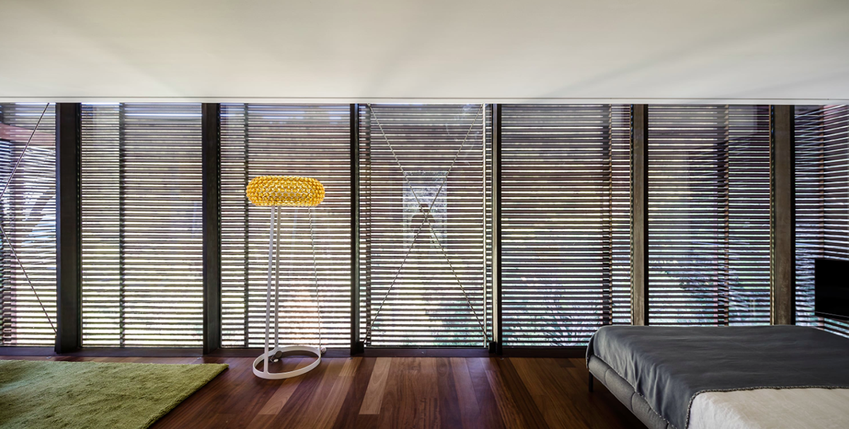 This Is Arquitectura completes corten steel Guest Pavilion in the middle of forest in Spain