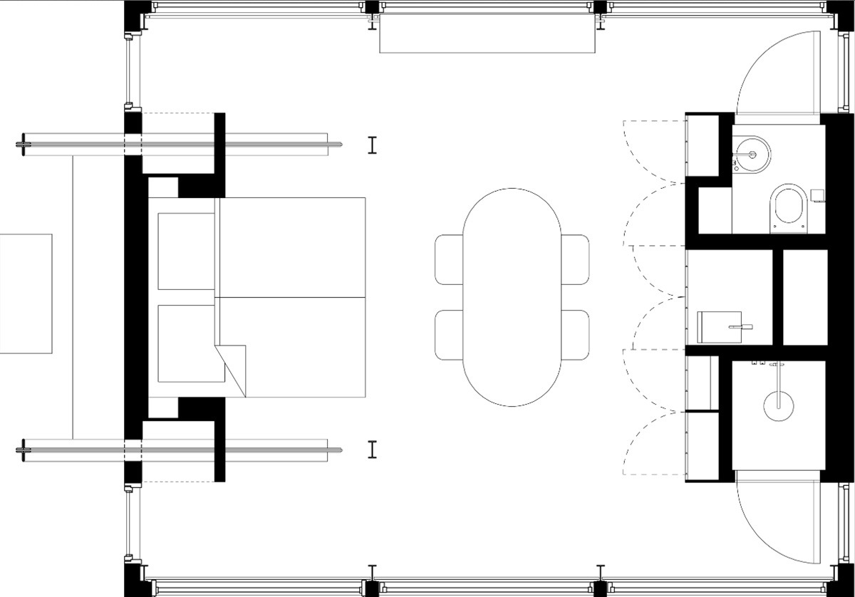 Arcgency transformed former coal crane into a luxury private retreat in Denmark