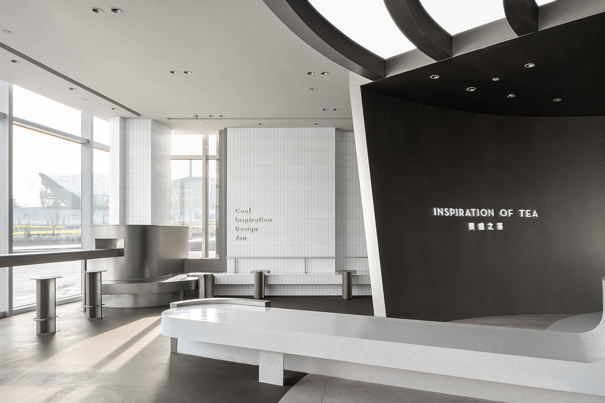 DAS Lab completes HEYTEA Store in Jinan with circular divisions activating movement inside