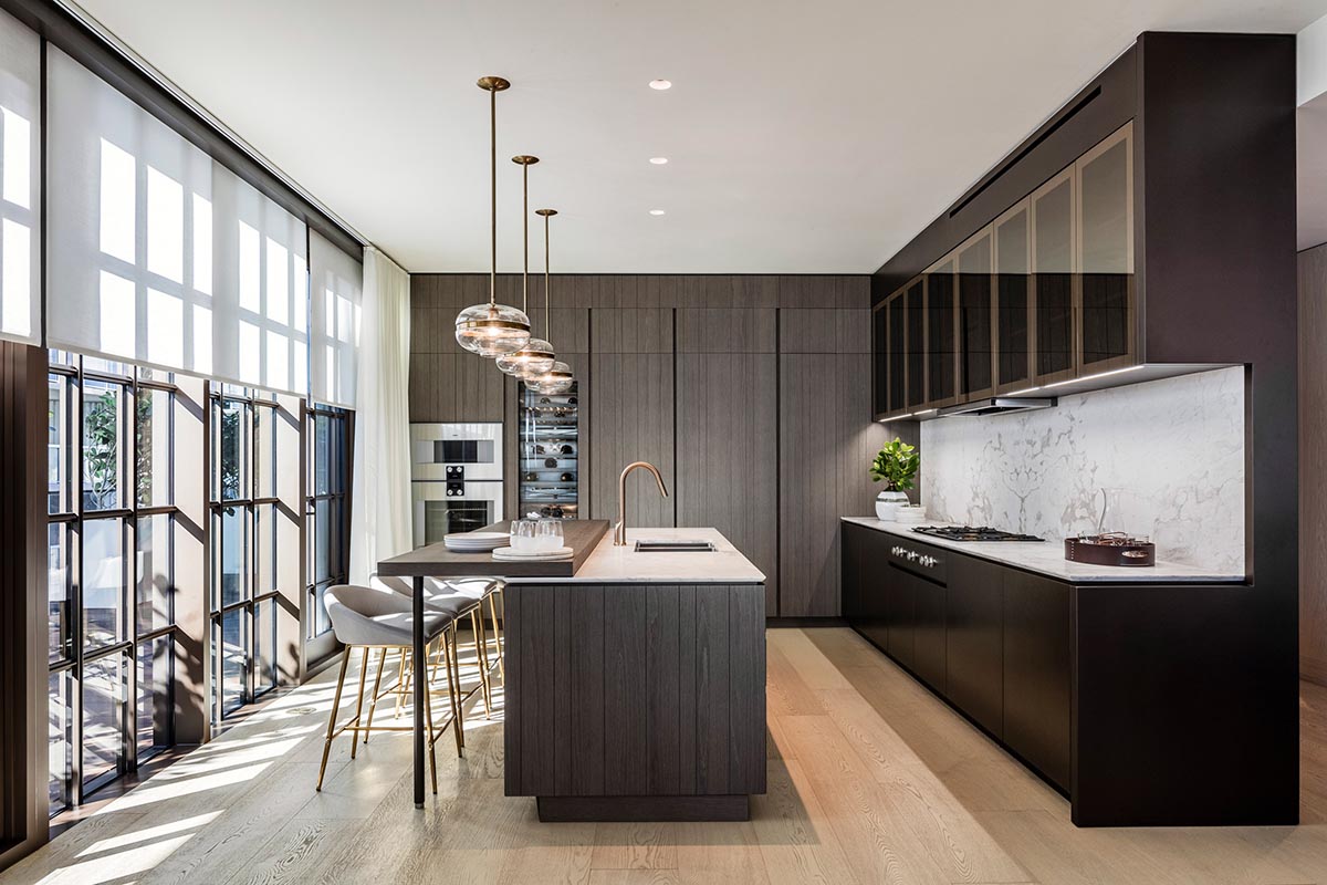 Antonio Citterio Patricia Viel built new condominium that features extruded horizontal terraces