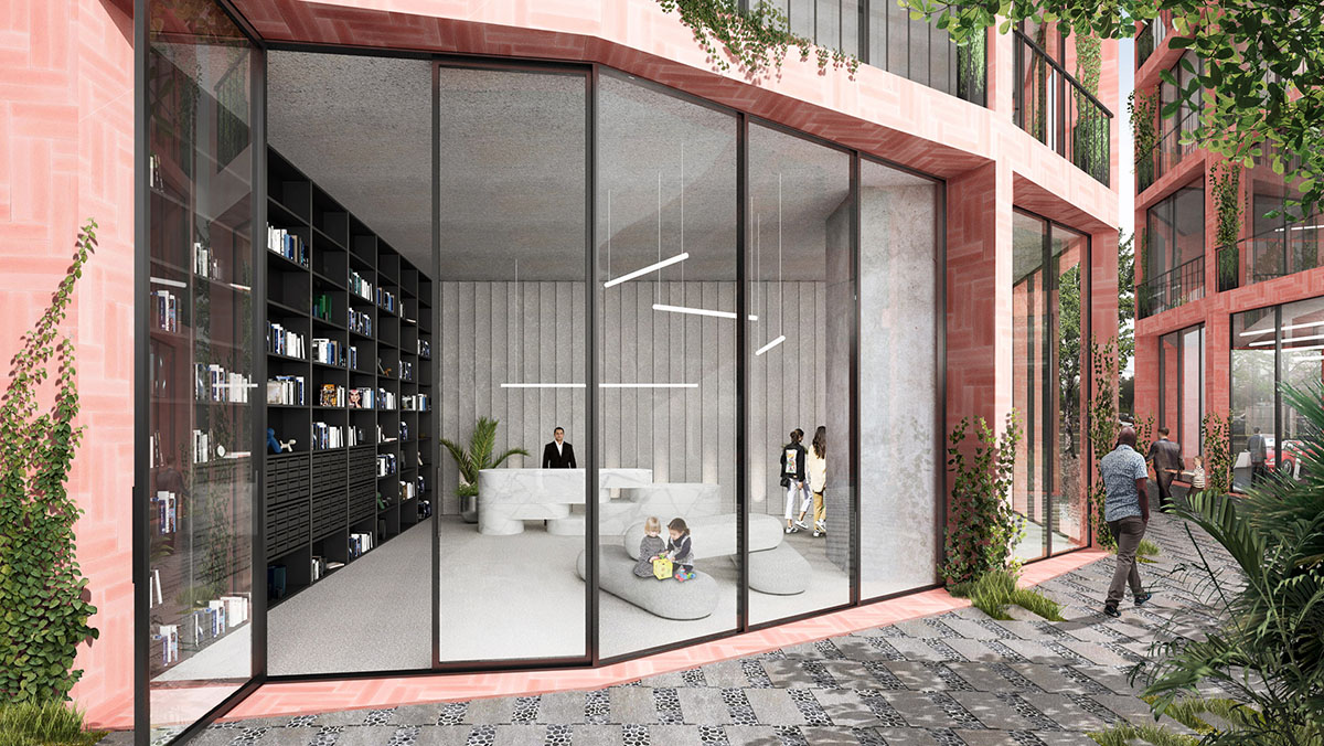 BIG designs earthy-colored and rounded tower in Ecuador