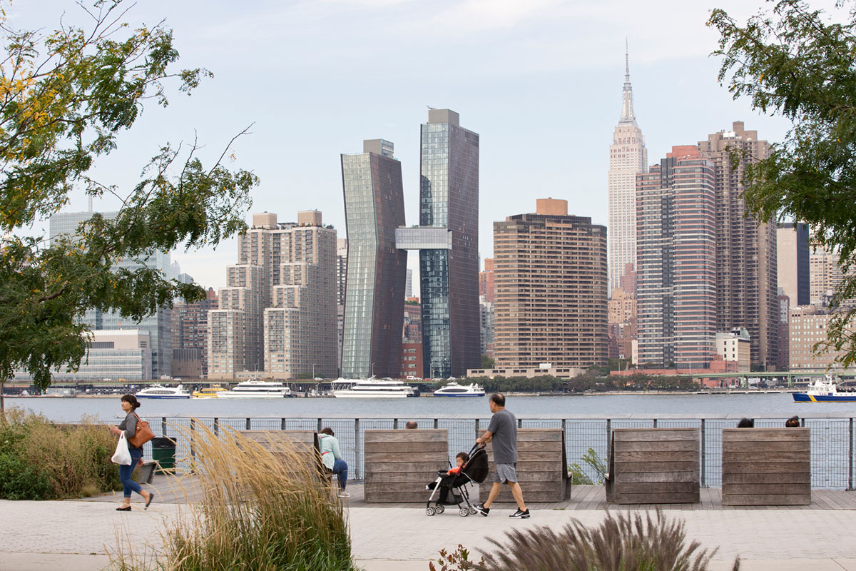 SHoP built angled copper-clad towers that change Manhattan's silhouette