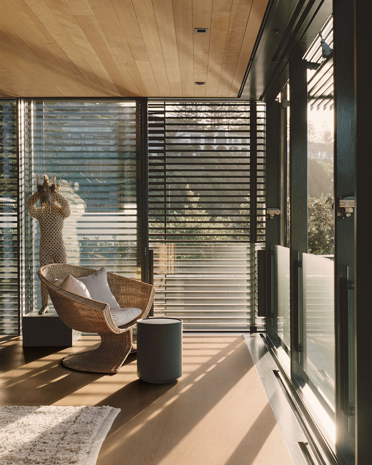 Olson Kundig's Bilgola Beach House features operable louvred shutters in Sydney