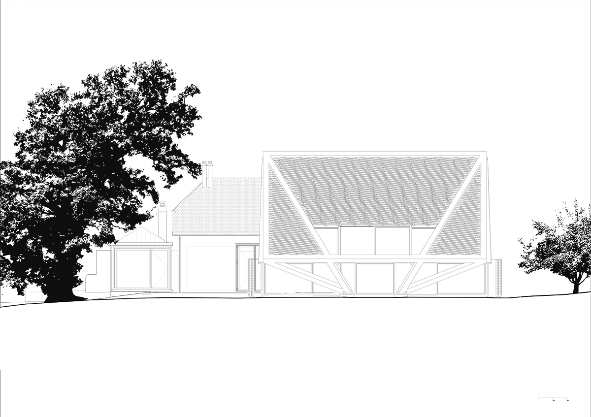 Dieter Dietz completes birdhouse-looking living space nestled in the Swiss rural landscape