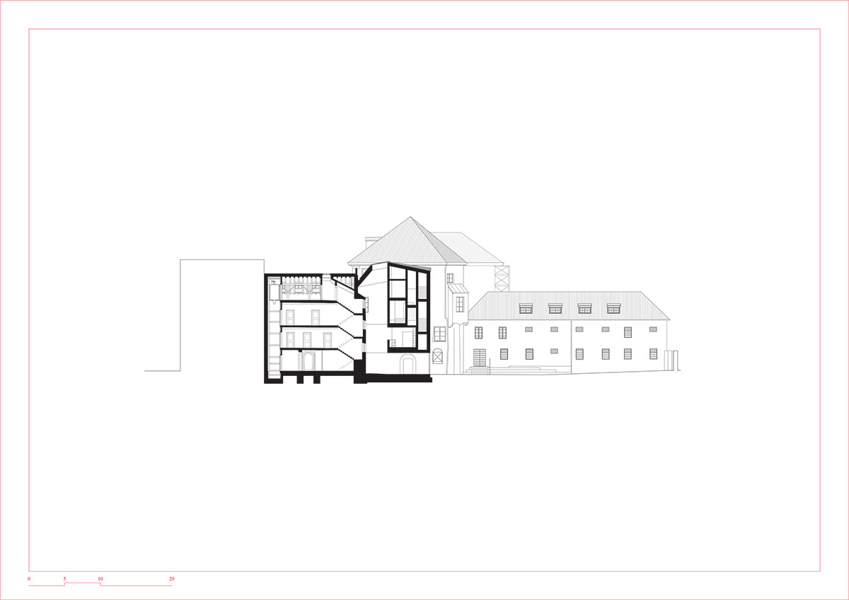 Brixen Public Library by Carlana Mezzalira Pentimalli acts like 