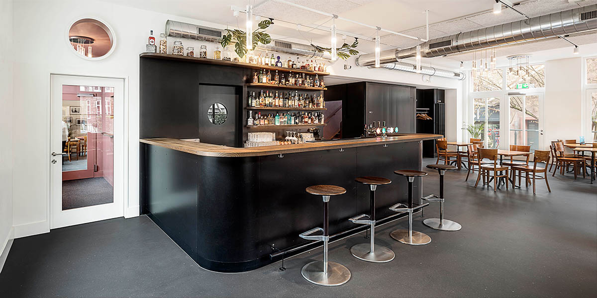 FDR Studio completes Parterre One Restaurant in pastel tones in the heart of Basel