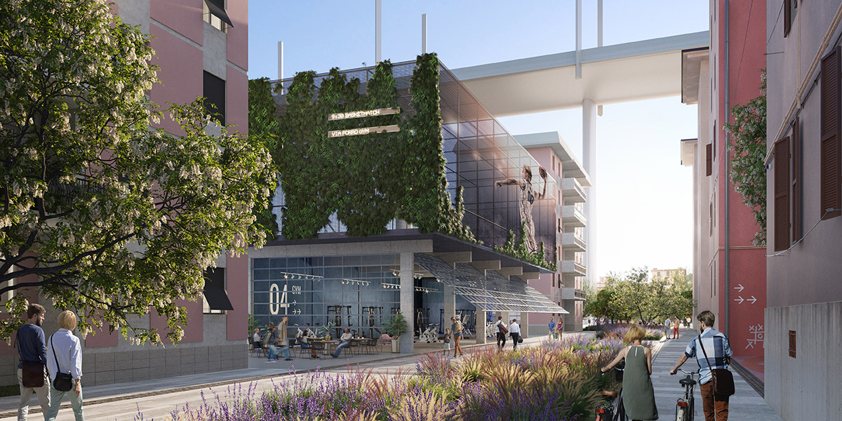 Stefano Boeri Architetti, Metrogramma Milano and Inside Outside Enliven the Parco del Ponte in Genoa