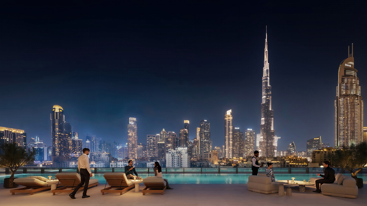 MVRDV adds a glowing pearl ovoid structure to the sky lounge of Inaura tower