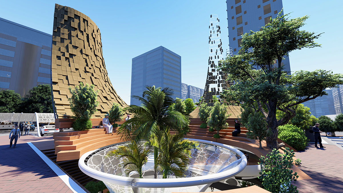 Reparametrize Studio re-generates smart outdoor urban spaces for extreme climates in Abu Dhabi