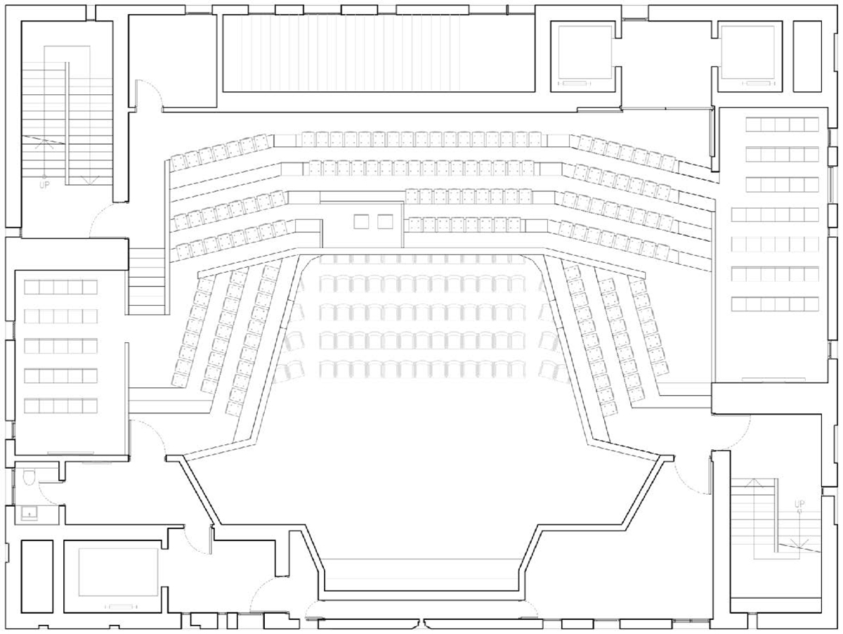 The Gothic Church on a Skyscraper