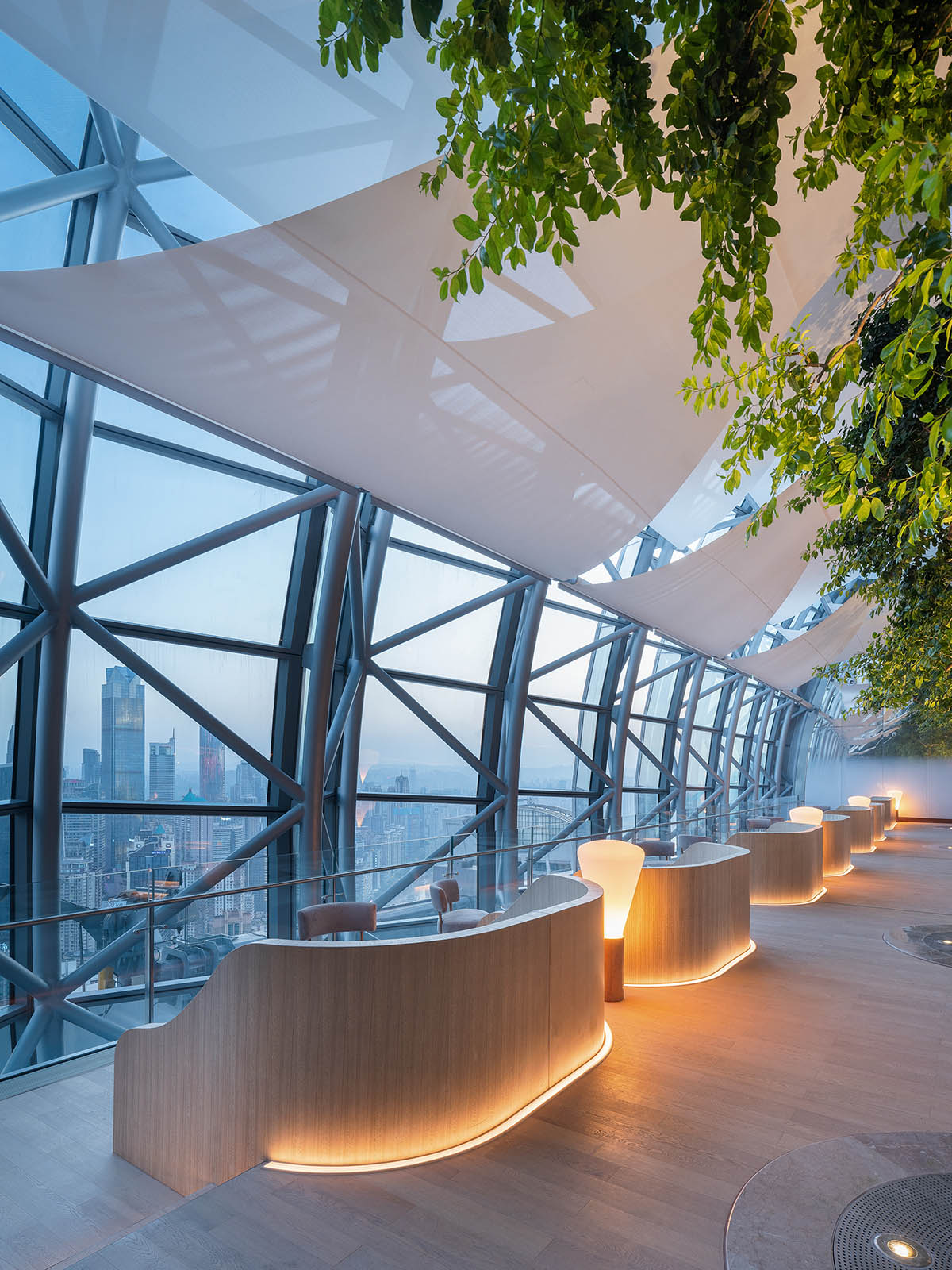 CL3 Architects combines Chinese motifs and crafts in interiors of Chongqing Raffles City complex