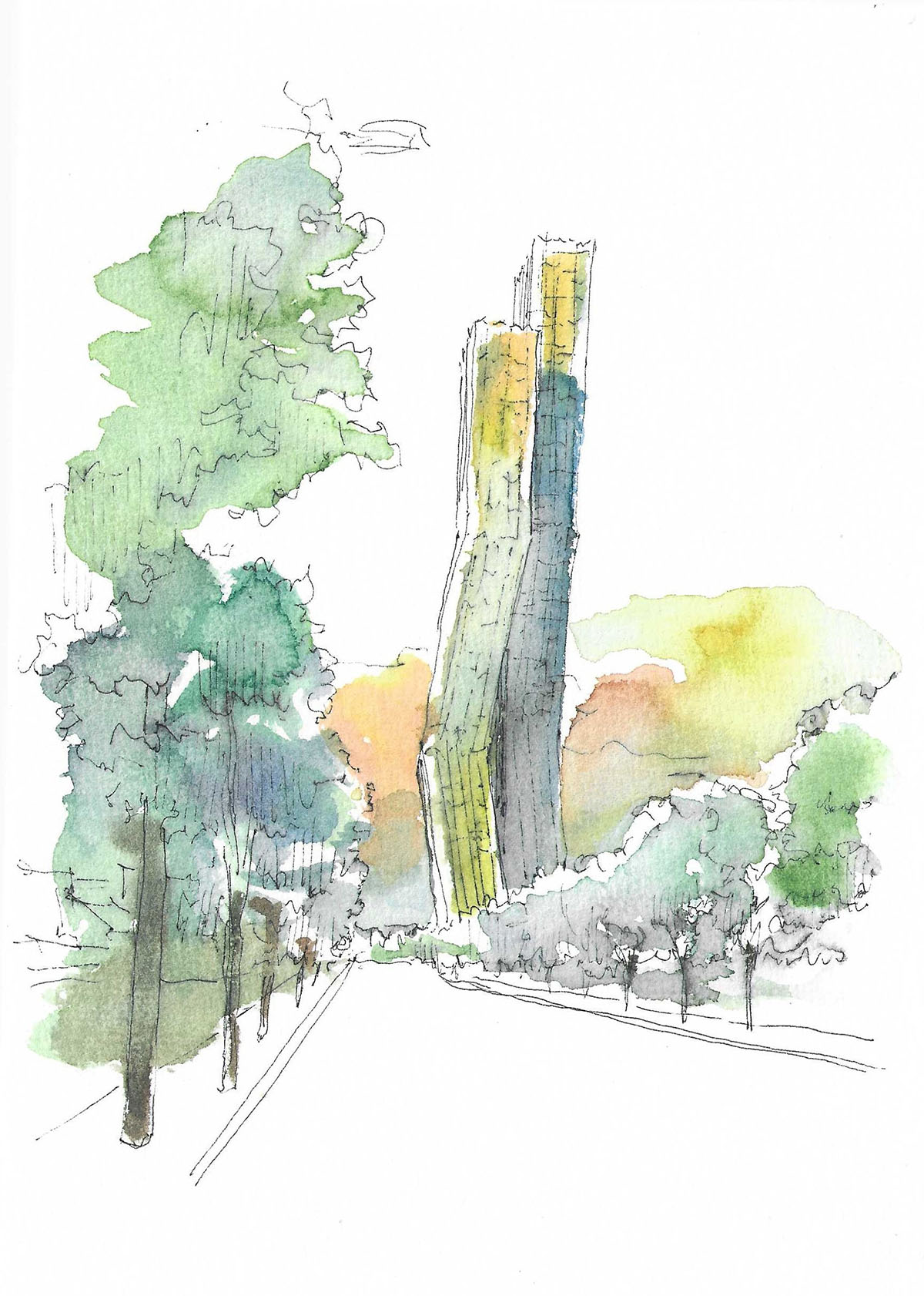 OODA unveils design for dancing Bond Towers for Tirana
