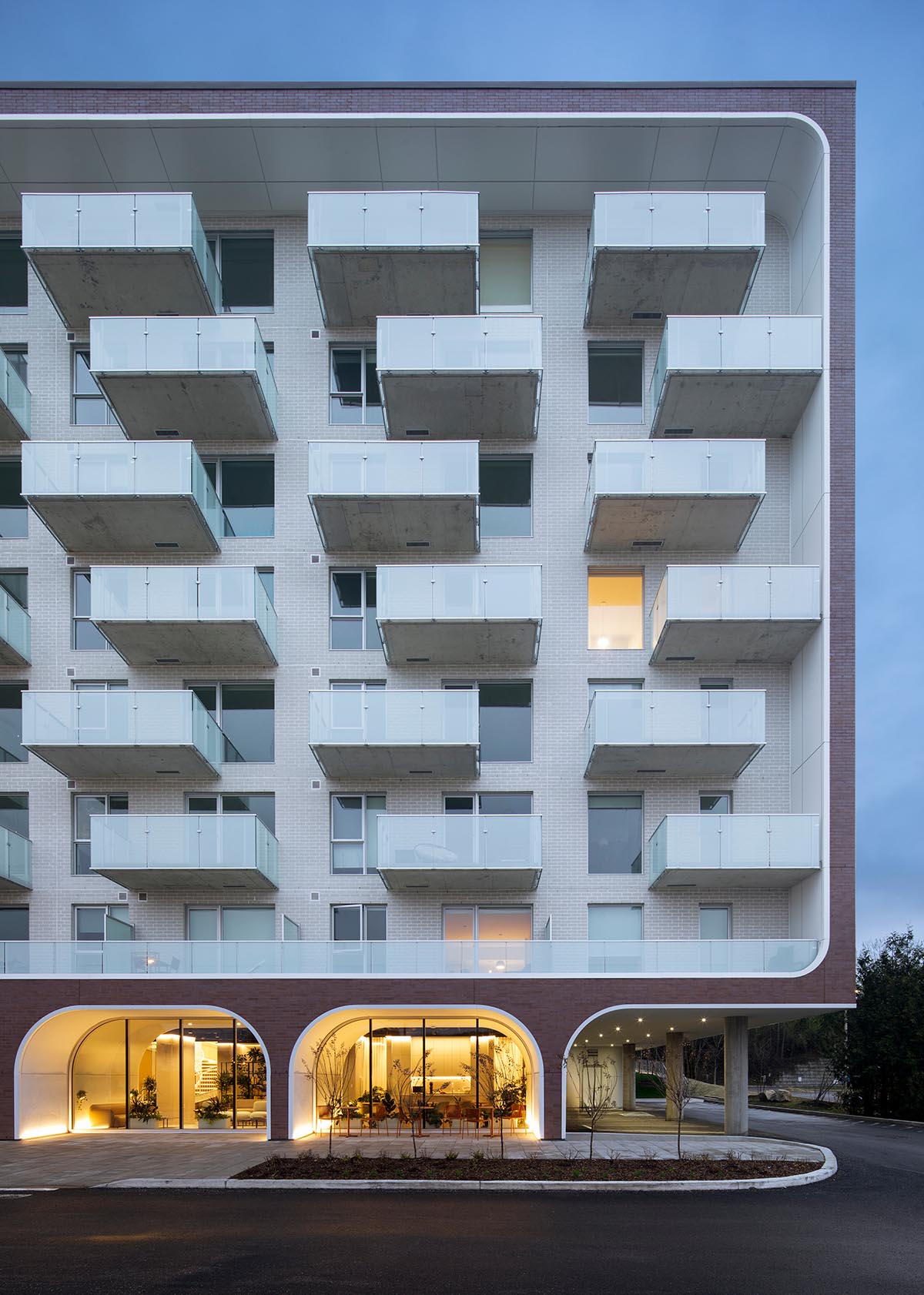 ACDF Architecture completes Mellem Manoir-des-Trembles apartments in Gatineau, Canada