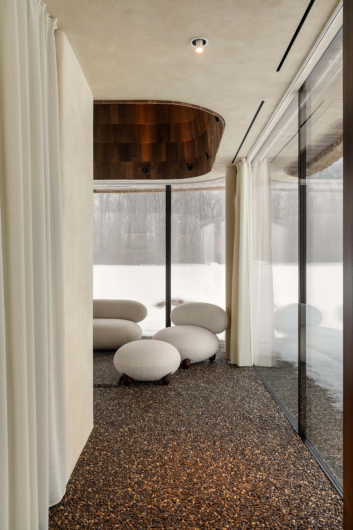 YOD Group embraces sculptural serenity for contemporary Guesthouses in central Ukraine