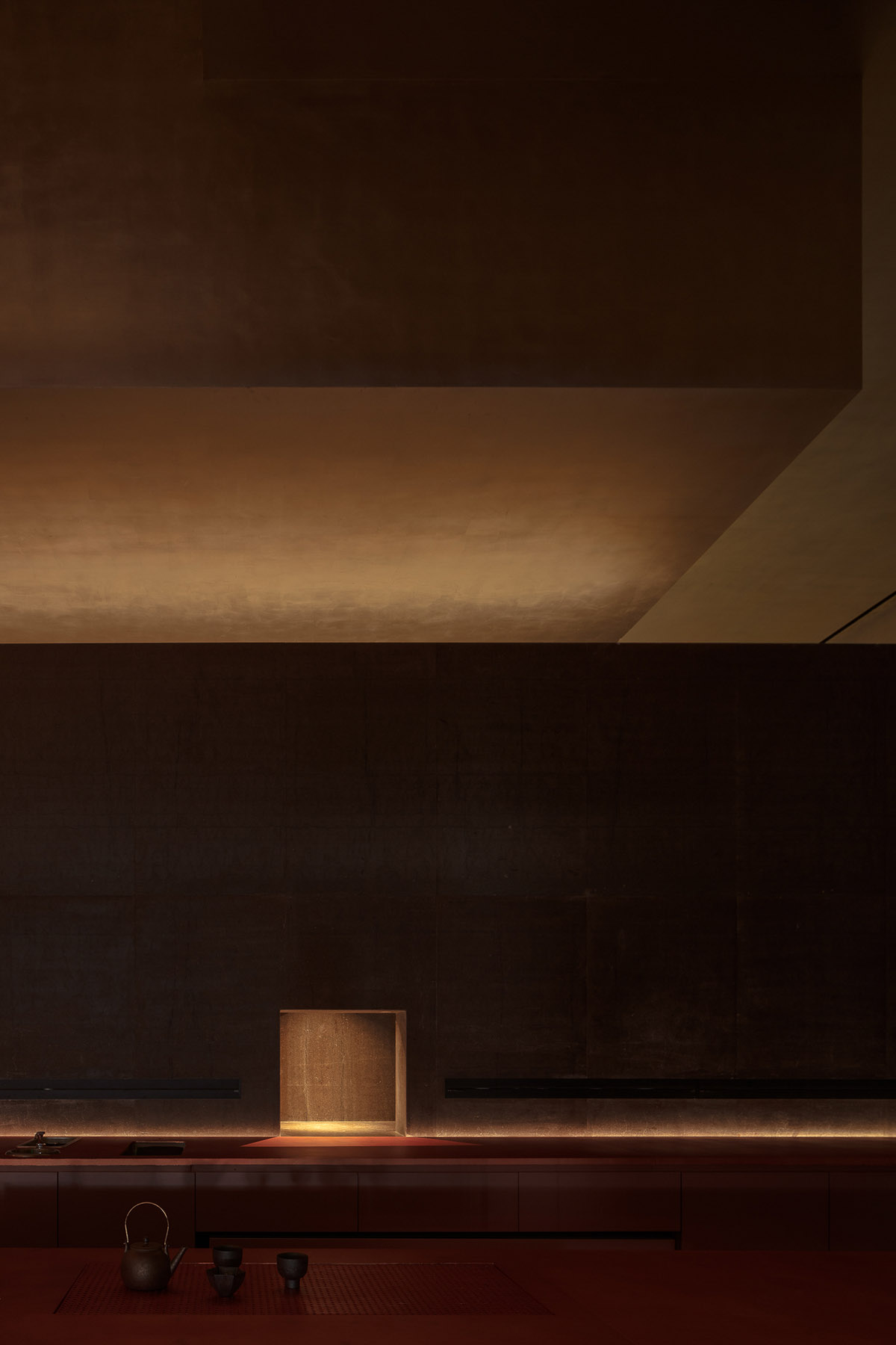 Various Associates built farm-to-table restaurant with dark brown colors in Shenzhen