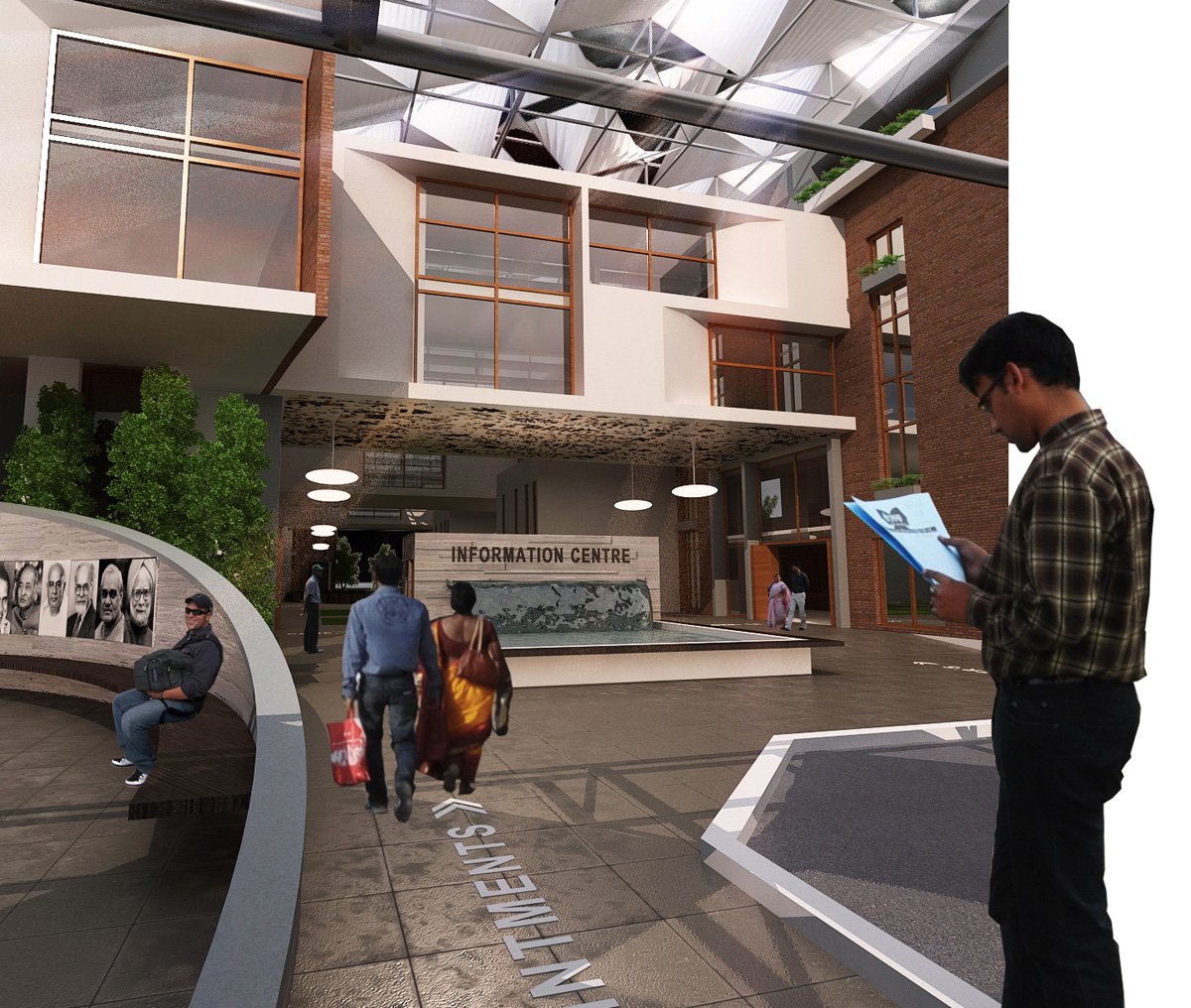 Exploring democratic spaces with the 'District Secretariat' building designed by Design Plus