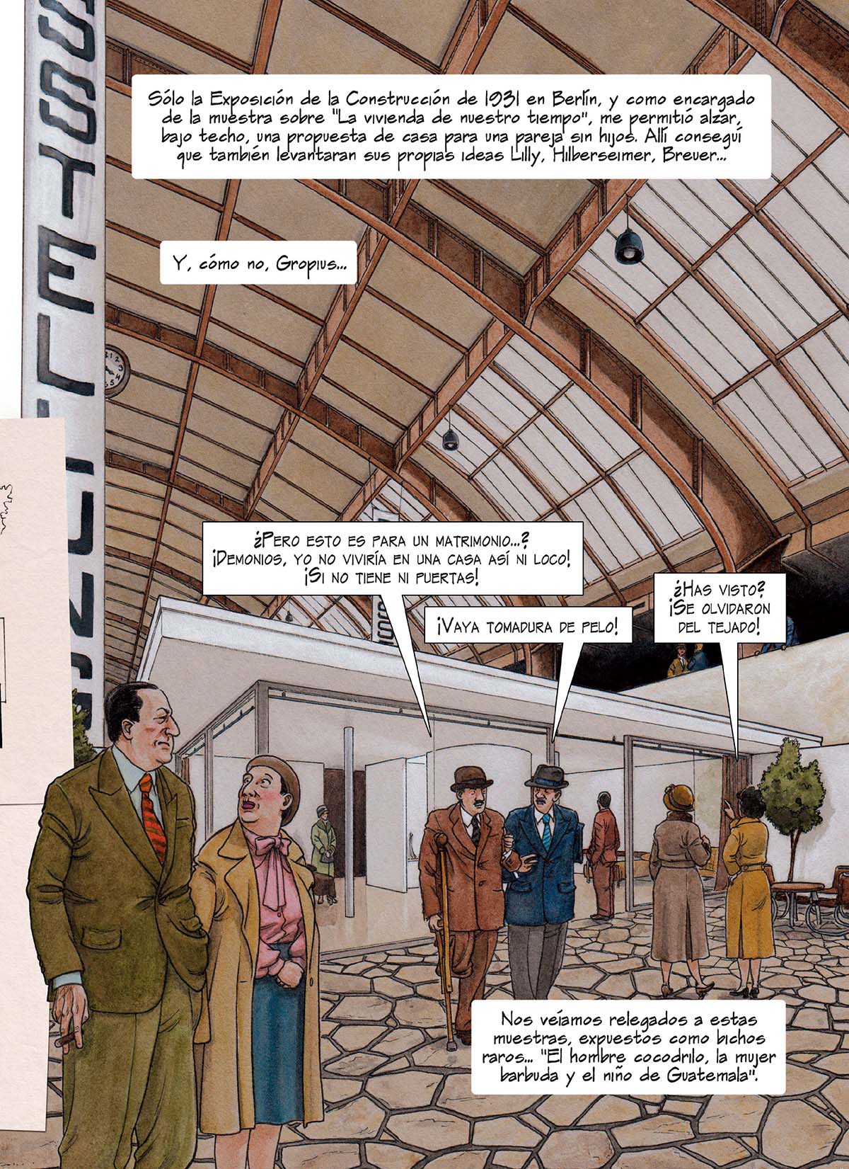 Mies van der Rohe's work and life narrated in graphic novel by Agustín Ferrer Casas