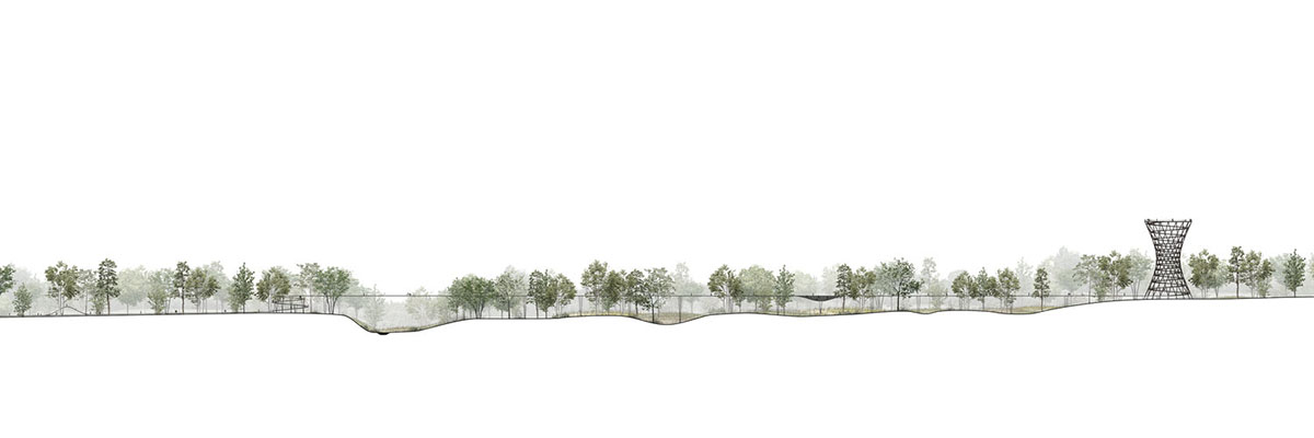 EFFEKT unveils design for 600m long treetop walk providing minimum footprint on the preserved forest