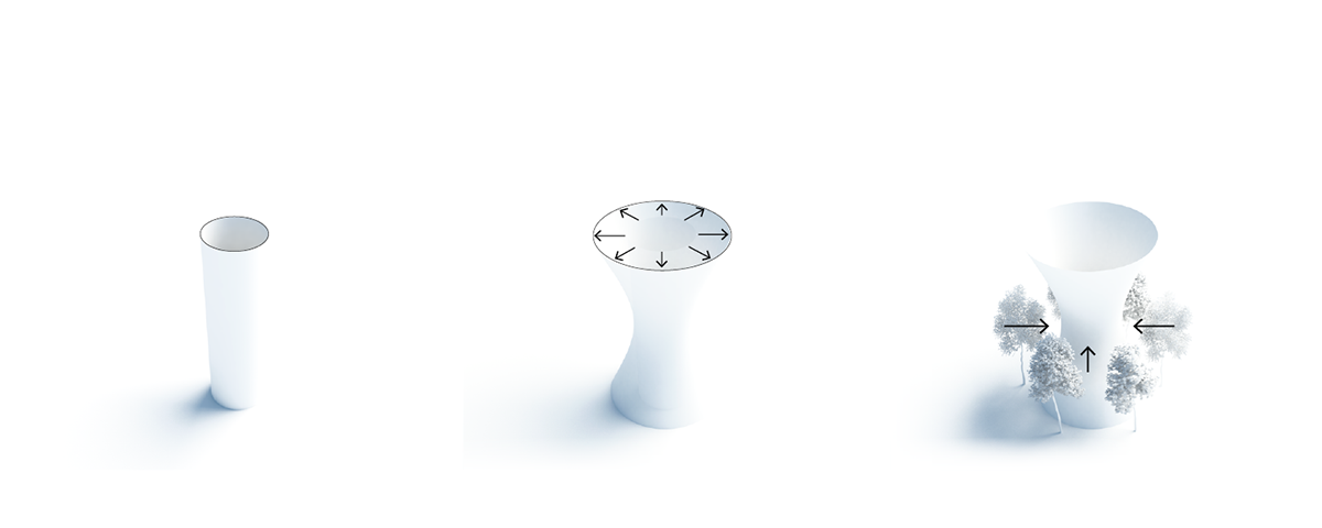 EFFEKT unveils design for 600m long treetop walk providing minimum footprint on the preserved forest