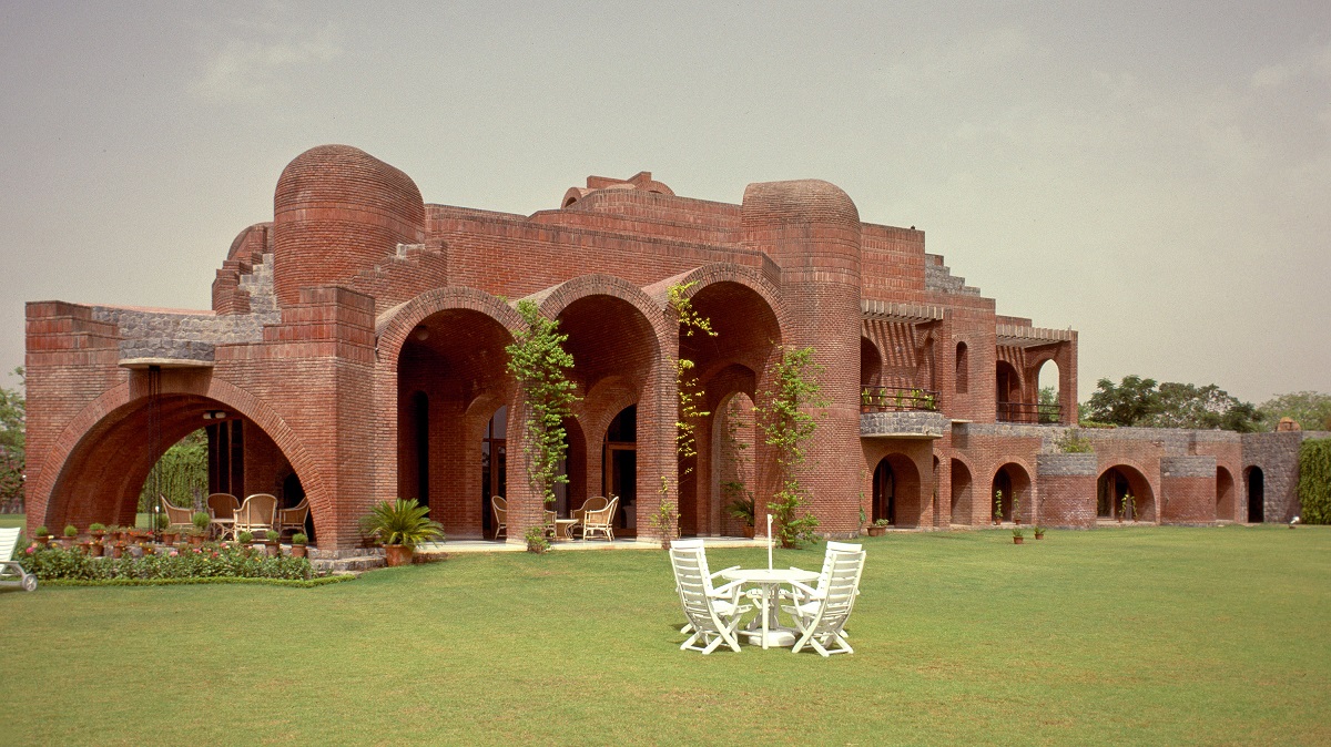 A Brick Sculpture To Work In: Satish Gujral-Designed Embassy of Belgium, New Delhi