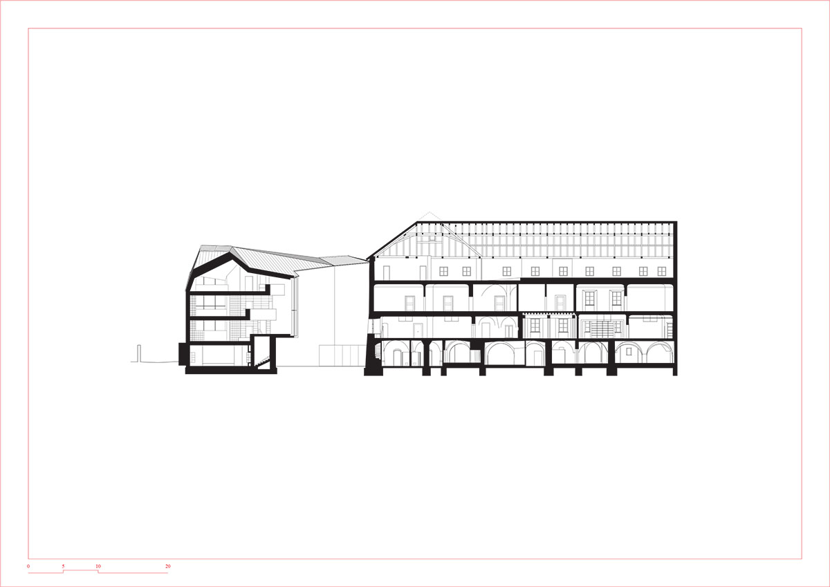 Brixen Public Library by Carlana Mezzalira Pentimalli acts like 