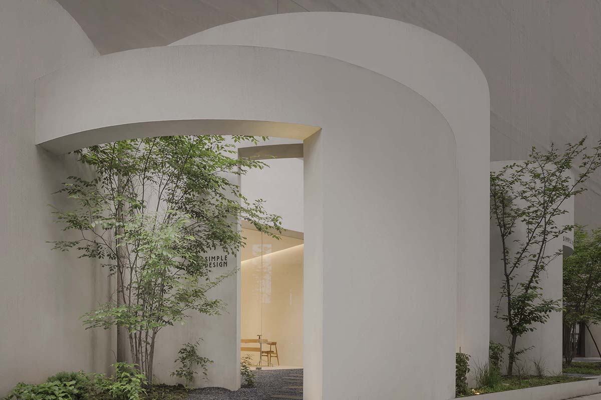 HAS design and research built a museum featuring curved walls resembling landscape caves 