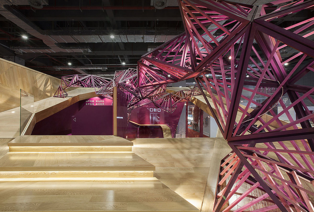 Towodesign creates geometric sculpture for Folding Garden in Shanghai