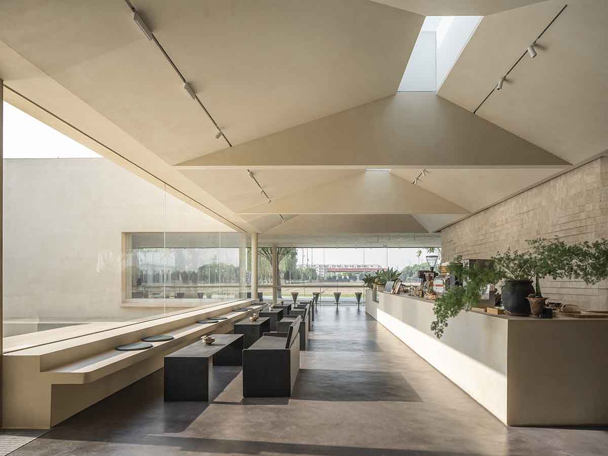 Archstudio completes Songmont Space by framing the courtyard in Beijing