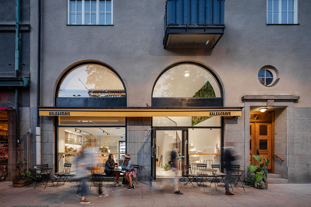 Matteo Foresti renovates Kale and Crave Restaurant in Sweden