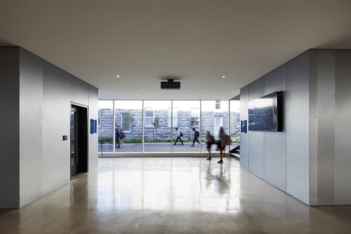 ACDF Architecture merges strict and fluid geometries for a sports complex in Montreal