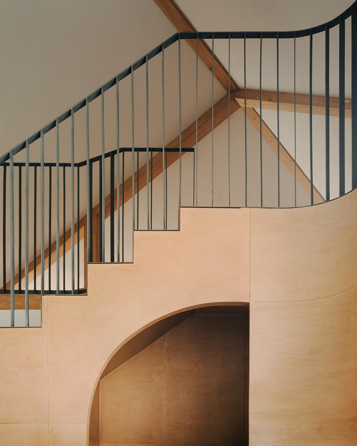 The stone and wood Tbilisi residence integrates architecture with the natural landscape