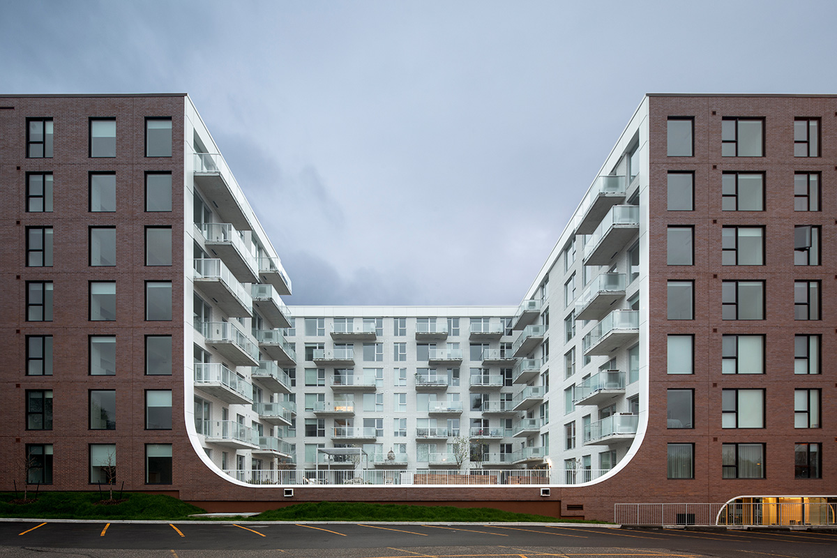 ACDF Architecture completes Mellem Manoir-des-Trembles apartments in Gatineau, Canada