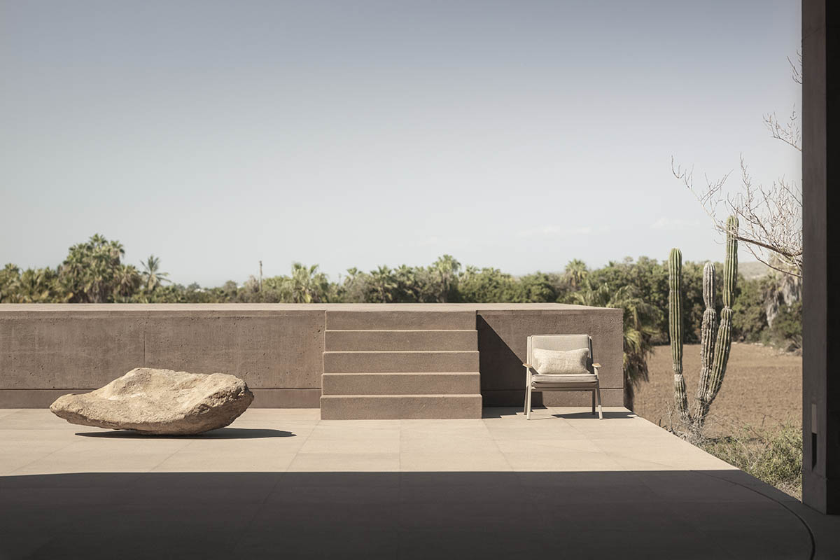 Rammed earth guesthouse by PPAA blends Mexican and Danish influences in Todos Santos