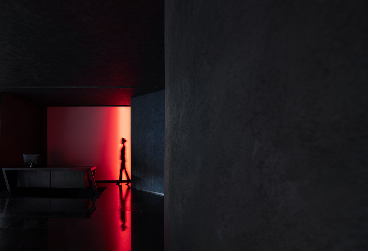 AD ARCHITECTURE designs restaurant in Beijing with black interiors creating a sense of mystery