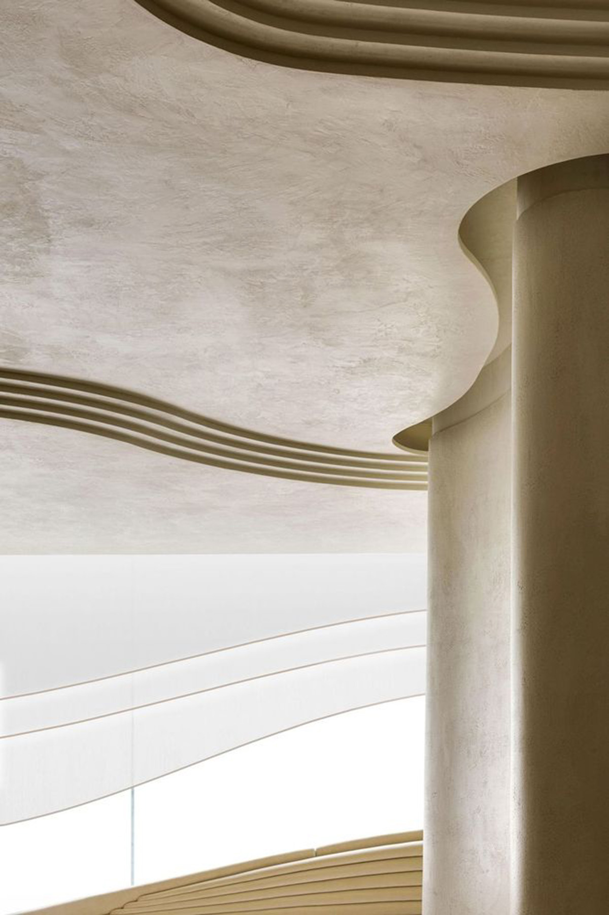 NCDA creates undulating and smooth surfaces in a waiting area in Hong Kong