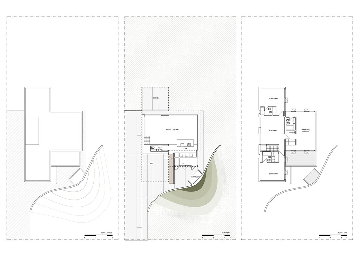 Brigati Polak Arquitectos completes Argentinian residence as detached from the existing slope