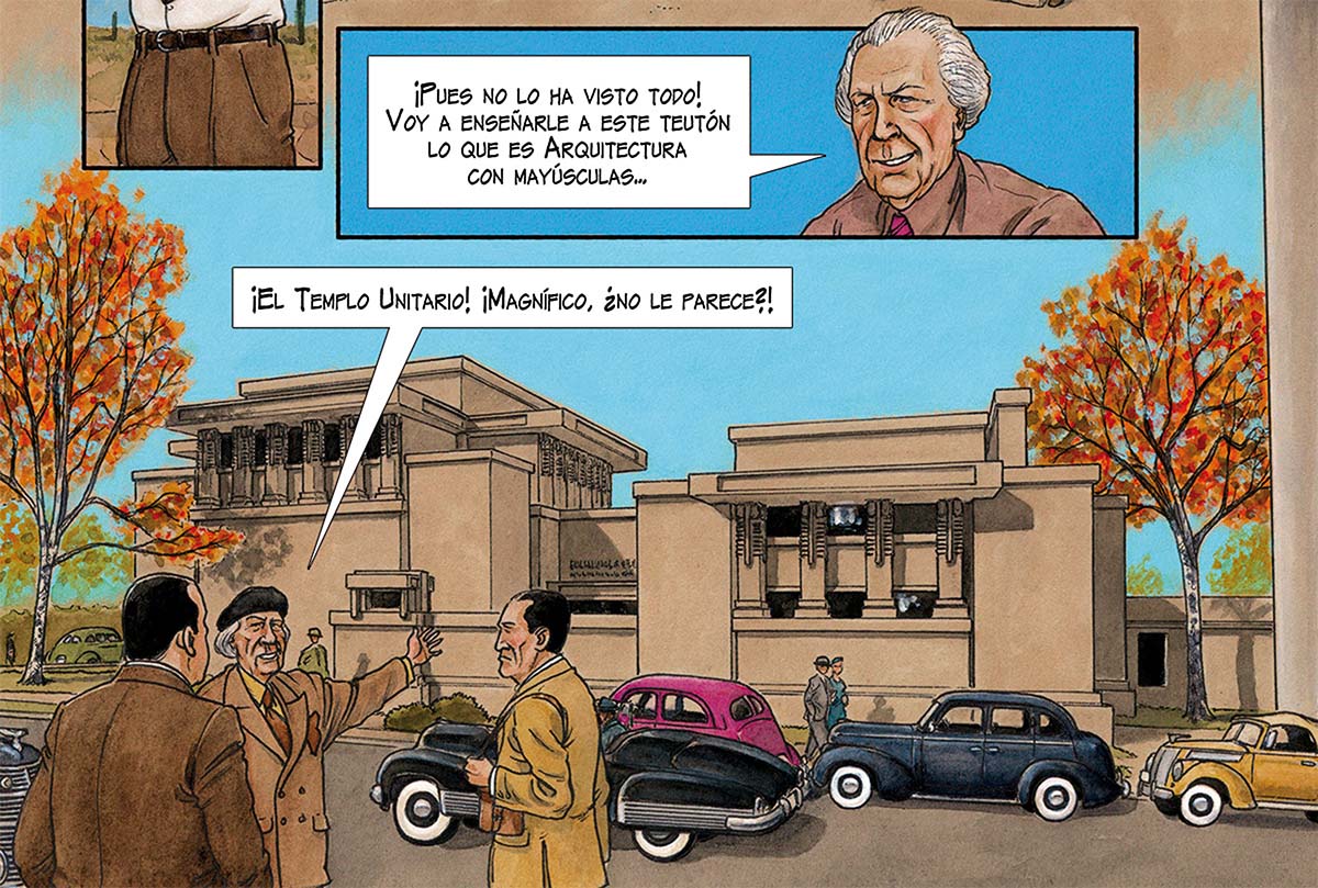 Mies van der Rohe's work and life narrated in graphic novel by Agustín Ferrer Casas