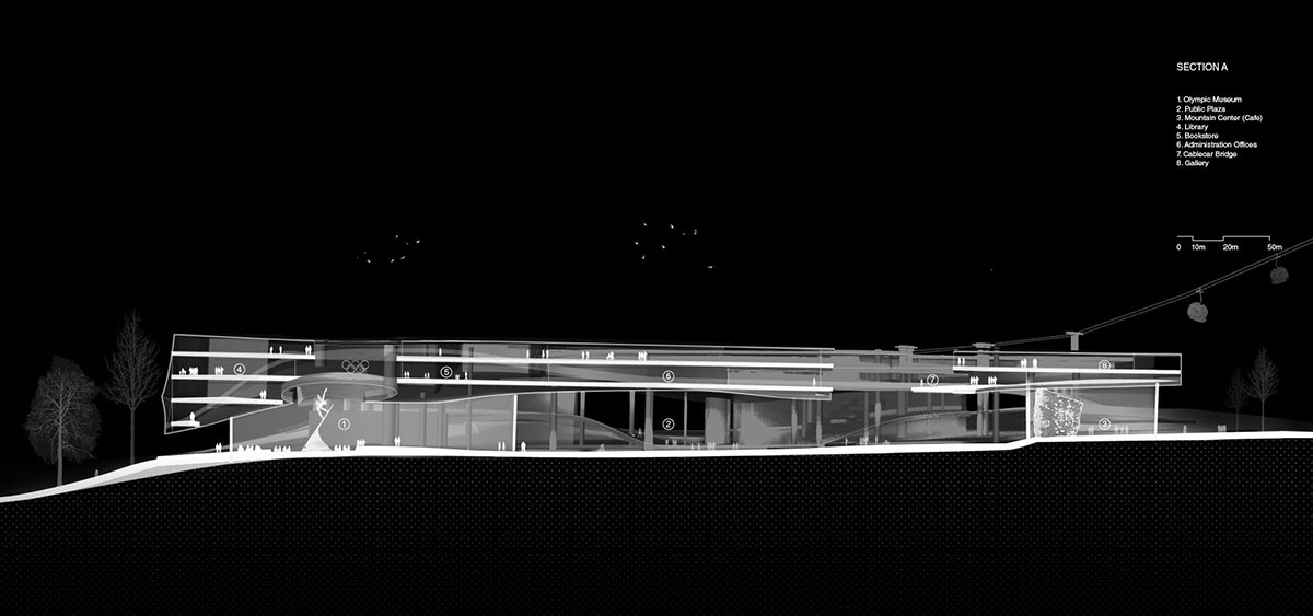 maison h reveals its intertwined design for Beijing 2022 Winter Olympic Museum