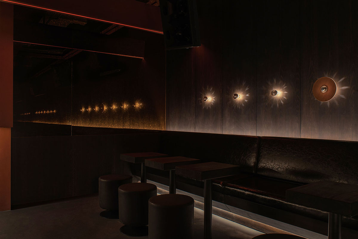 All Design Studio uses bold elements and soft lighting to create Lieben Bar in Shanghai