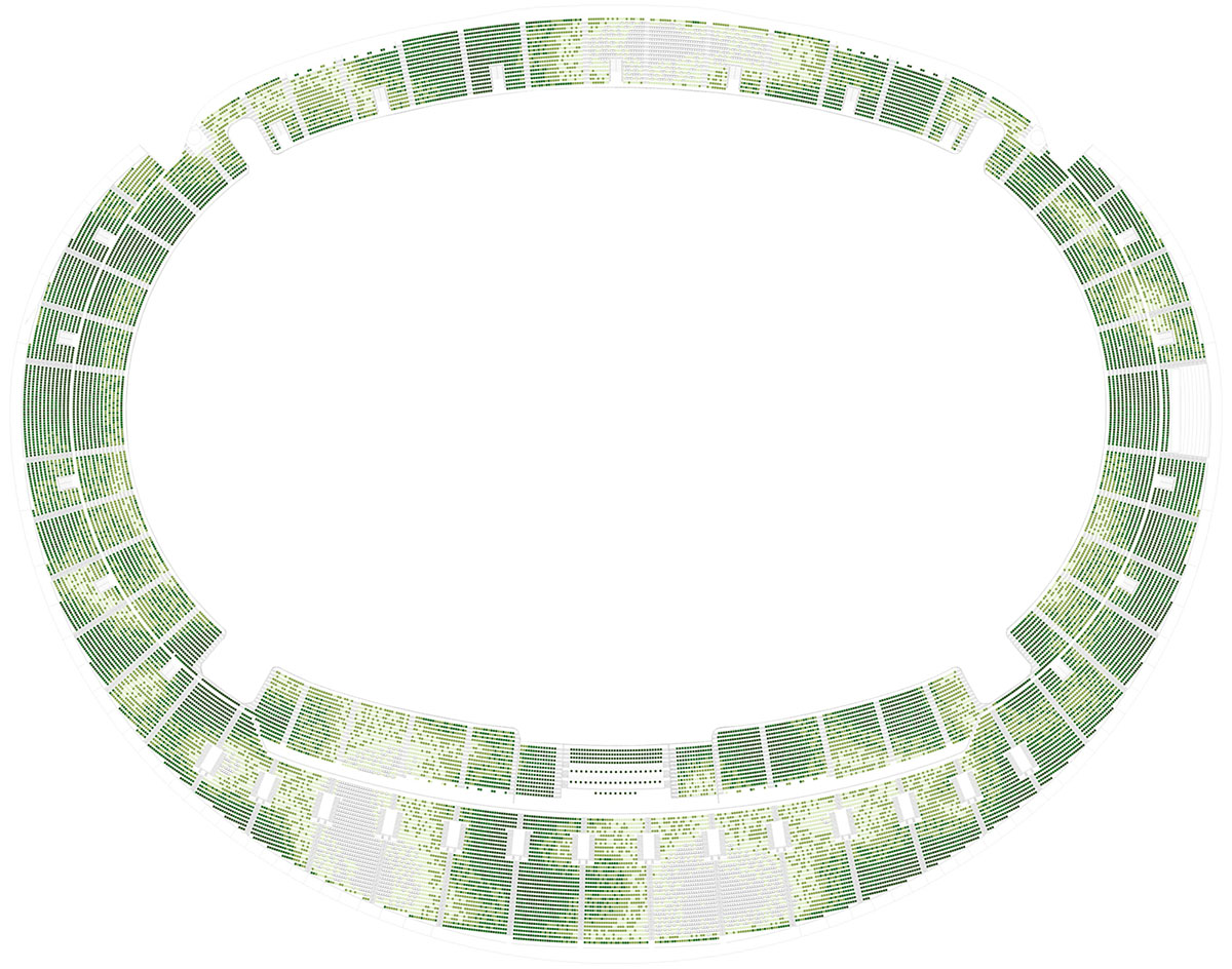 MAD completes the first signature stadium at Quzhou Sports Park crowned by undulating halo-like roof 