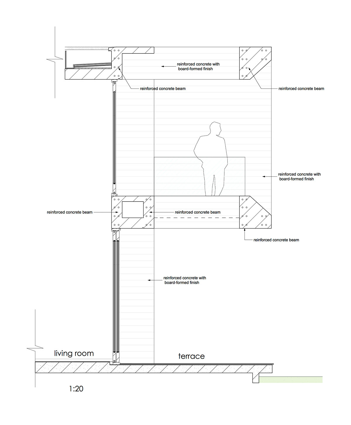 Cristián Romero Valente completes White Concrete House in Chile