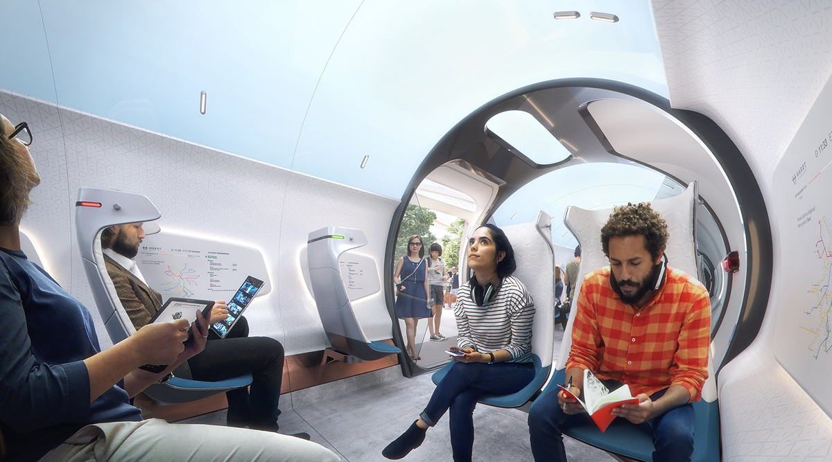 UNStudio's Modular Hyperloop Hubs Will Decrease Distance Between Frankfurt-Amsterdam To 50 Min