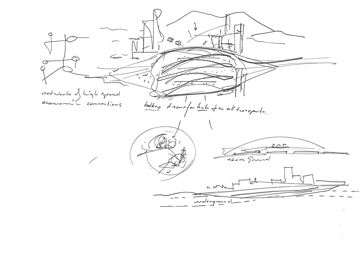 UNStudio's Modular Hyperloop Hubs Will Decrease Distance Between Frankfurt-Amsterdam To 50 Min