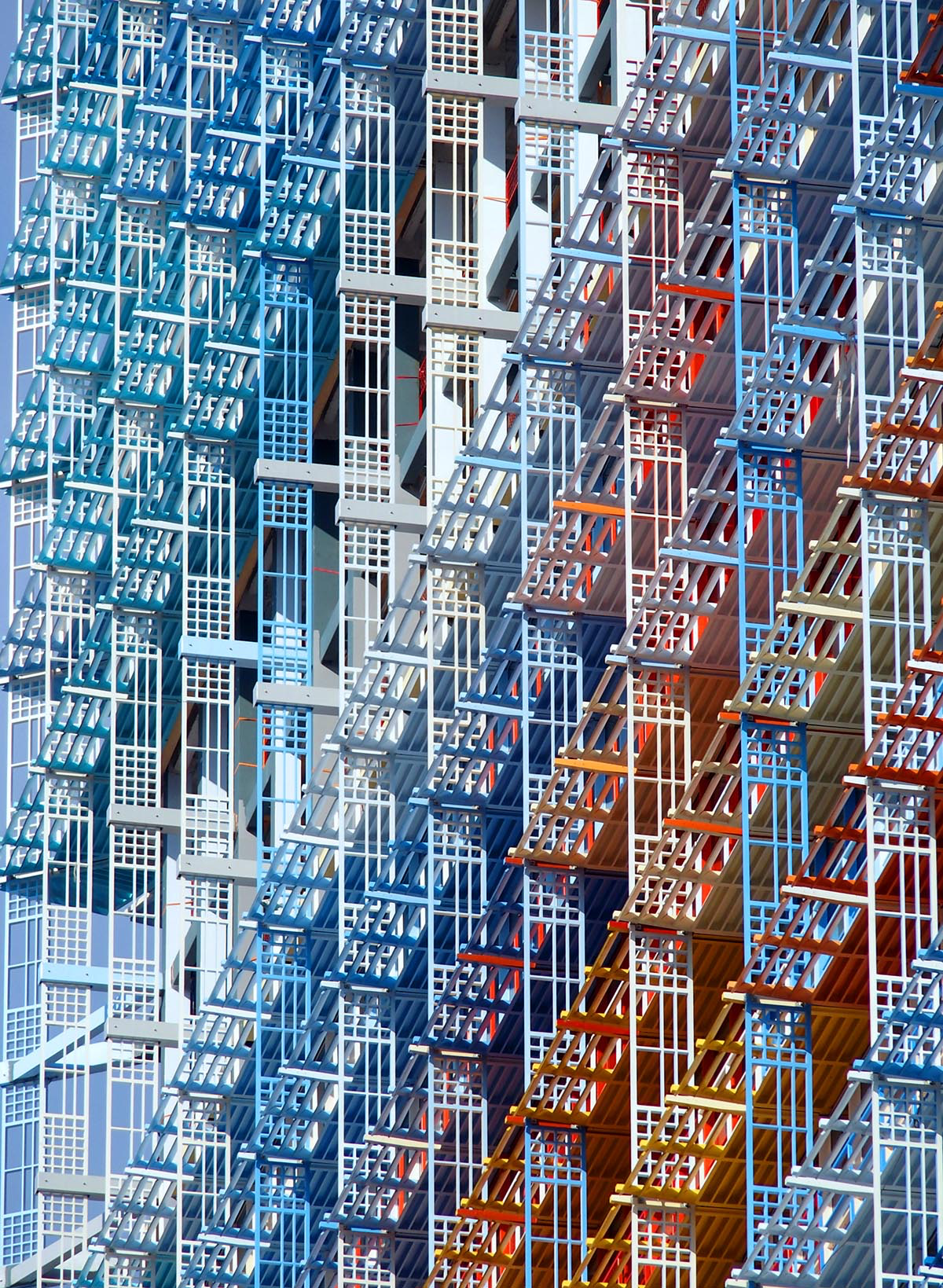 Jean Nouvel Uses Shades Of Blue, White And Red In His Skyscraper In Marseille