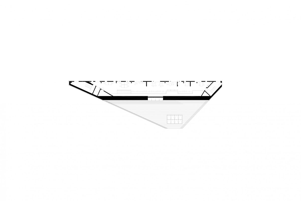 COBE's Funnel-Shaped Tingbjerg Library And Culture House Acts Like A Single Facade In Copenhagen