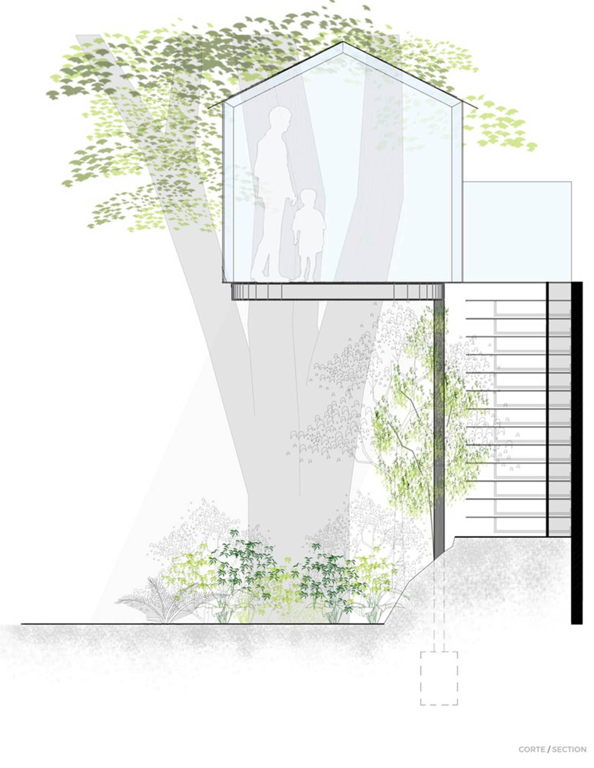 Broissin Arquitectos Designs A Small Tree House In Glass For Design Week Mexico