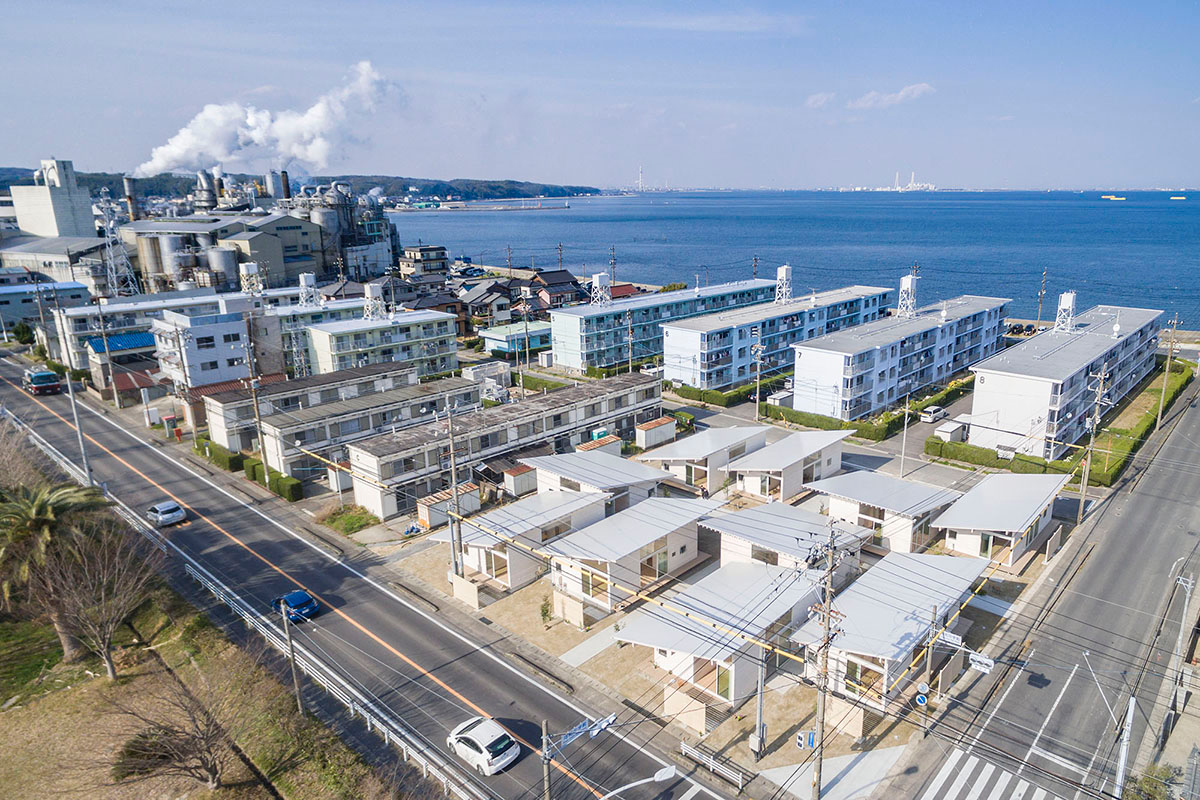Studio Velocity Transforms 1950s Stacked Housing Complex Into Flat Wooden Apartments In Japan