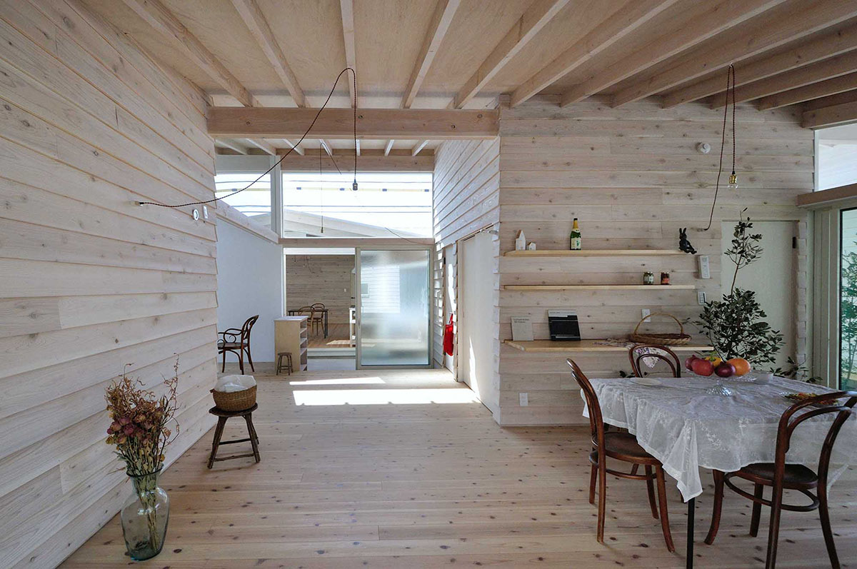 Studio Velocity Transforms 1950s Stacked Housing Complex Into Flat Wooden Apartments In Japan