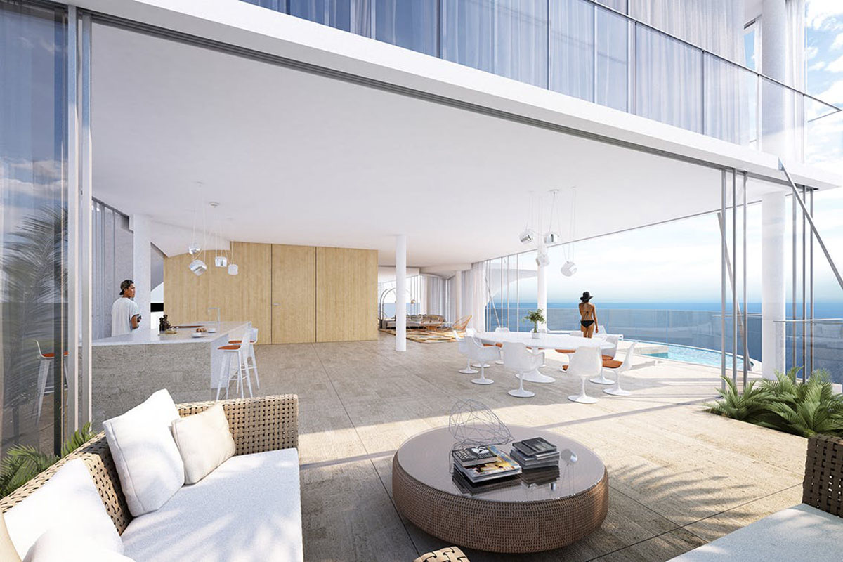 Hamonic+Masson & Associ&eacute;s Wraps Its New Residential Tower With Patelliform Pool Terraces In Cyprus